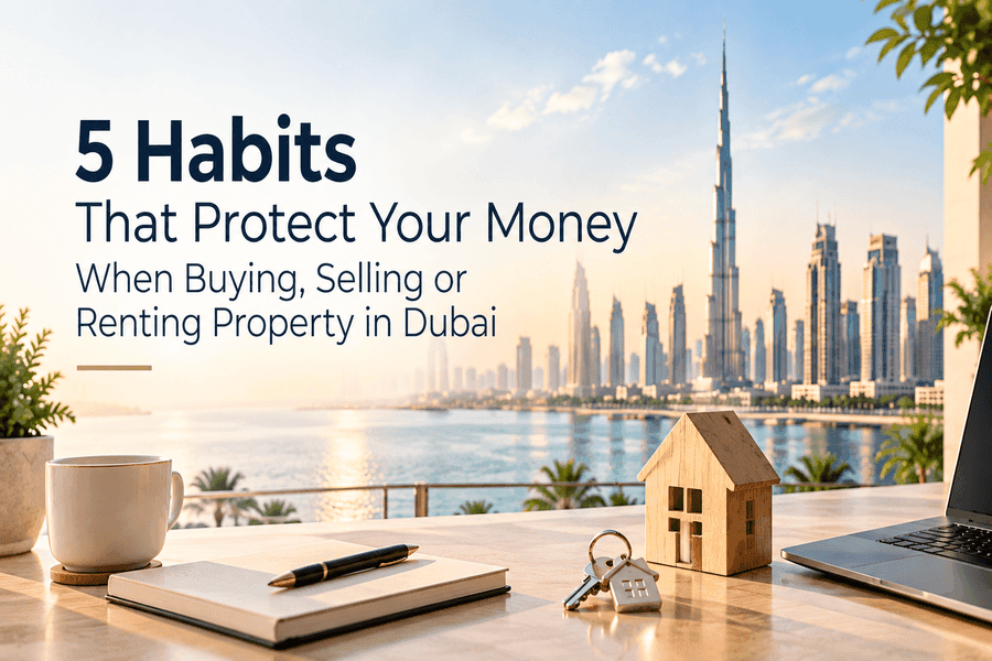 5 Habits That Protect Your Money When Buying, Selling or Renting Property in Dubai