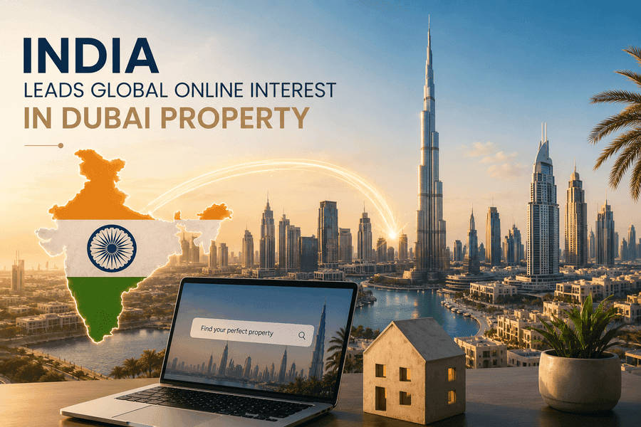 India Generates the Highest Overseas Interest in Dubai Real Estate